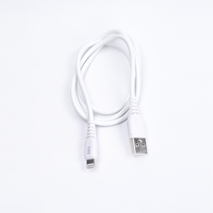 Picture of DVIP S01A 6A 67W Fast Charging UsbA to Lightning Data ve Hızlı Şarj Kablosu 1M Beyaz