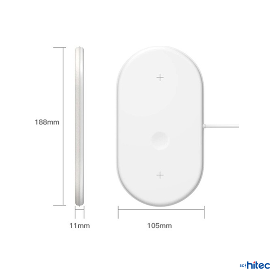Picture of ScHitec Air Power 3in1 Telefon/Saat/Airpods Wireless Kablosuz Şarj İstasyonu - copy