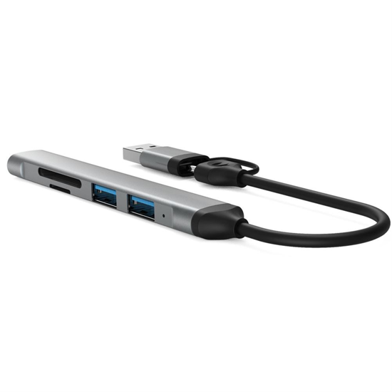 Picture of Schitec 5in1 UsbA ve Type-C To UsbA 3.01, TF, SD Çoklayıcı Hub Adaptör - copy