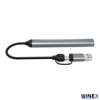 Picture of Schitec 5in1 UsbA ve Type-C To UsbA 3.01, TF, SD Çoklayıcı Hub Adaptör - copy