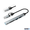 Picture of Schitec 5in1 UsbA ve Type-C To UsbA 3.01, TF, SD Çoklayıcı Hub Adaptör - copy