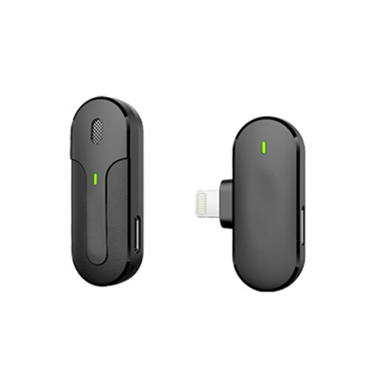 Picture of ScHitec K80L İphone İpad Lightning Kablosuz Wireless HD Yaka Mikrofonu Siyah