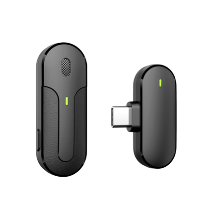 Picture of ScHitec K80T Type-C Kablosuz Wireless HD Yaka Mikrofonu Siyah