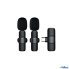 Picture of ScHitec K9 Type-C Çift Kablosuz Wireless HD Yaka Mikrofonu Siyah - copy