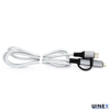 Picture of Winex 2in1 3A 60W Type-C to Type-C ve Lightning Örgülü Data Hızlı Şarj Kablo 1M - copy