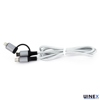 Picture of Winex 2in1 3A 60W Type-C to Type-C ve Lightning Örgülü Data Hızlı Şarj Kablo 1M - copy