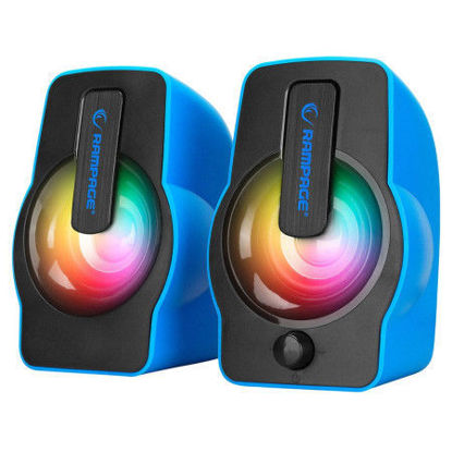 Picture of Everest Rampage RMS-G7 FALSETTO 2.0 Ledli Mavi MM Gaming US