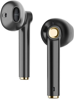 Picture of Snopy SN-F6 Siyah Mobil Telefon Uyumlu TWS Mikrofonlu Kablosuz Kulak İçi Bluetooth Kulaklık