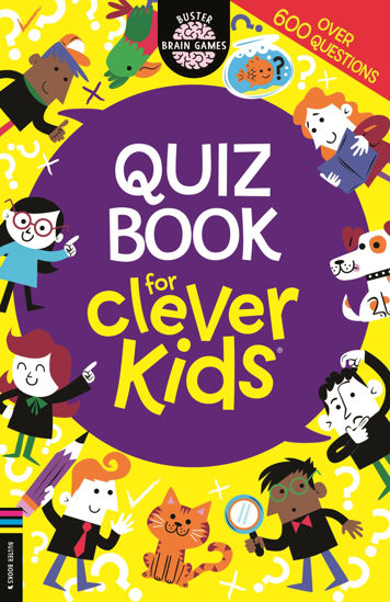 Picture of Quiz Book For Clever Kids - copy