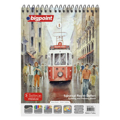Picture of 25x35cm Sanatsal Resim Defteri 150 Gram - 25 Yaprak