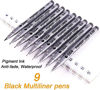 Picture of CHUKCHI Black Micro-Pen Fineliner Ink Pens - copy