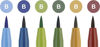 Picture of Faber-Castell Pitt Artist Landscape B Size BRush Fiber Tip Drawing Pen 6-Pieces, Assorted - copy