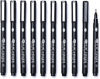 Picture of Black Micro-Pen Fineliner,Fineliner Pen Set 10,Ink Pens Black Drawing Pens Pigment Liner Pens for Bullet Journal Sketching Drawing Drafting Office Documents Comic Manga Scrapbooking and School Using - copy
