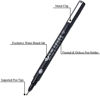 Picture of Black Micro-Pen Fineliner,Fineliner Pen Set 10,Ink Pens Black Drawing Pens Pigment Liner Pens for Bullet Journal Sketching Drawing Drafting Office Documents Comic Manga Scrapbooking and School Using - copy