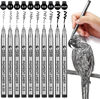 Picture of PANDAFLY Black Micro-Pen Fineliner Ink Pens - Precision Multiliner Pens Micro Fine Point Drawing Pens for Sketching, Anime, Manga, Artist Illustration, Bullet Journaling, Scrapbooking - copy