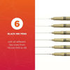 Picture of Sakura Pigma Micron Fineliner Pens - Archival Black Ink Pens - Pens for Writing, Drawing, or Journaling - Assorted Point Sizes - 6 Pack - copy