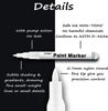 Picture of White Paint Pen, 6 Pack 0.7mm Acrylic White Permanent Marker White Paint Pens for Wood Rock Plastic Leather Glass Stone Metal Canvas Ceramic Marker Extra Very Fine Point Opaque Ink - copy