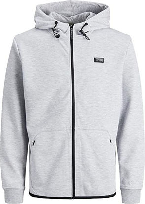 Picture of Jack & Jones Mens Jcoair Sweat Zip Hood Noos Cardigan Sweater (pack of 1)