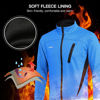 Picture of Labymos Men Winter Cycling Clothing Set Long Sleeve Windproof Bicycle Jersey with Pants Outdoor Cycling Running Sports Jacket Activewear - copy