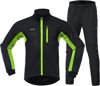 Picture of Tancyco Men Winter Cycling Clothing Set Long Sleeve Windproof Bicycle Jersey With Pants Outdoor Cycling Running Sports Jacket Activewear - copy