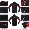 Picture of Tancyco Men Winter Cycling Clothing Set Long Sleeve Windproof Bicycle Jersey With Pants Outdoor Cycling Running Sports Jacket Activewear - copy